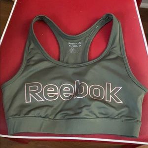 Reebok sport top green army